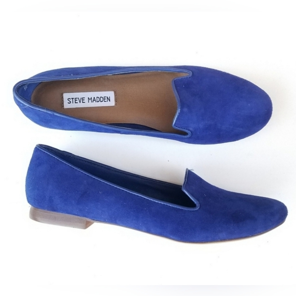 STEVE MADDEN Croquet suede slip on loafers Size 8
